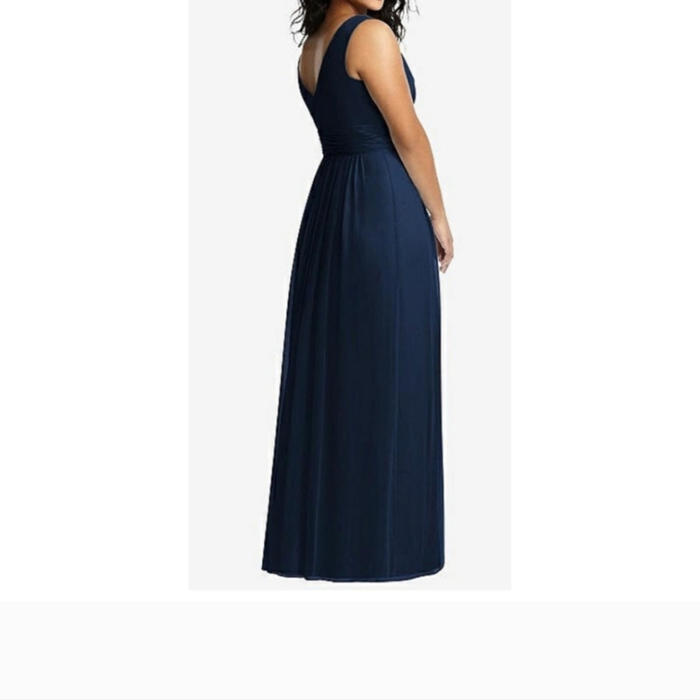 WOMEN'S DRESS/NAVY BLUE DAVID BRIDAL  SIZE 22. - Picture 2 of 6